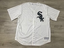 Jose Abreu Majestic Chicago White Sox Men's Home White Jersey Sz XL Has Stain