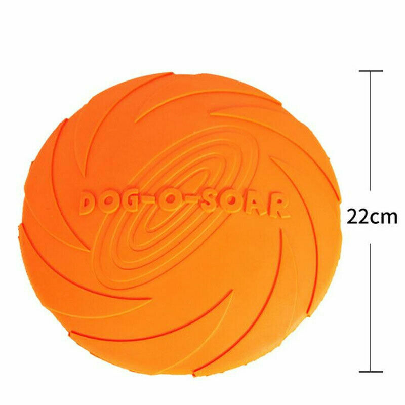 Silicone Dog Frisbee Training Toy Throwing Disc Fetch UK Toys SML 1700