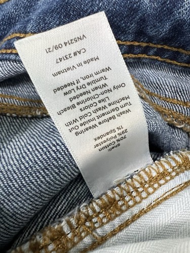 Talbots Heritage Crop Capri Jeans 10P Blau Denim Peddle Pusher Skimmer - Bild 4 von 8
