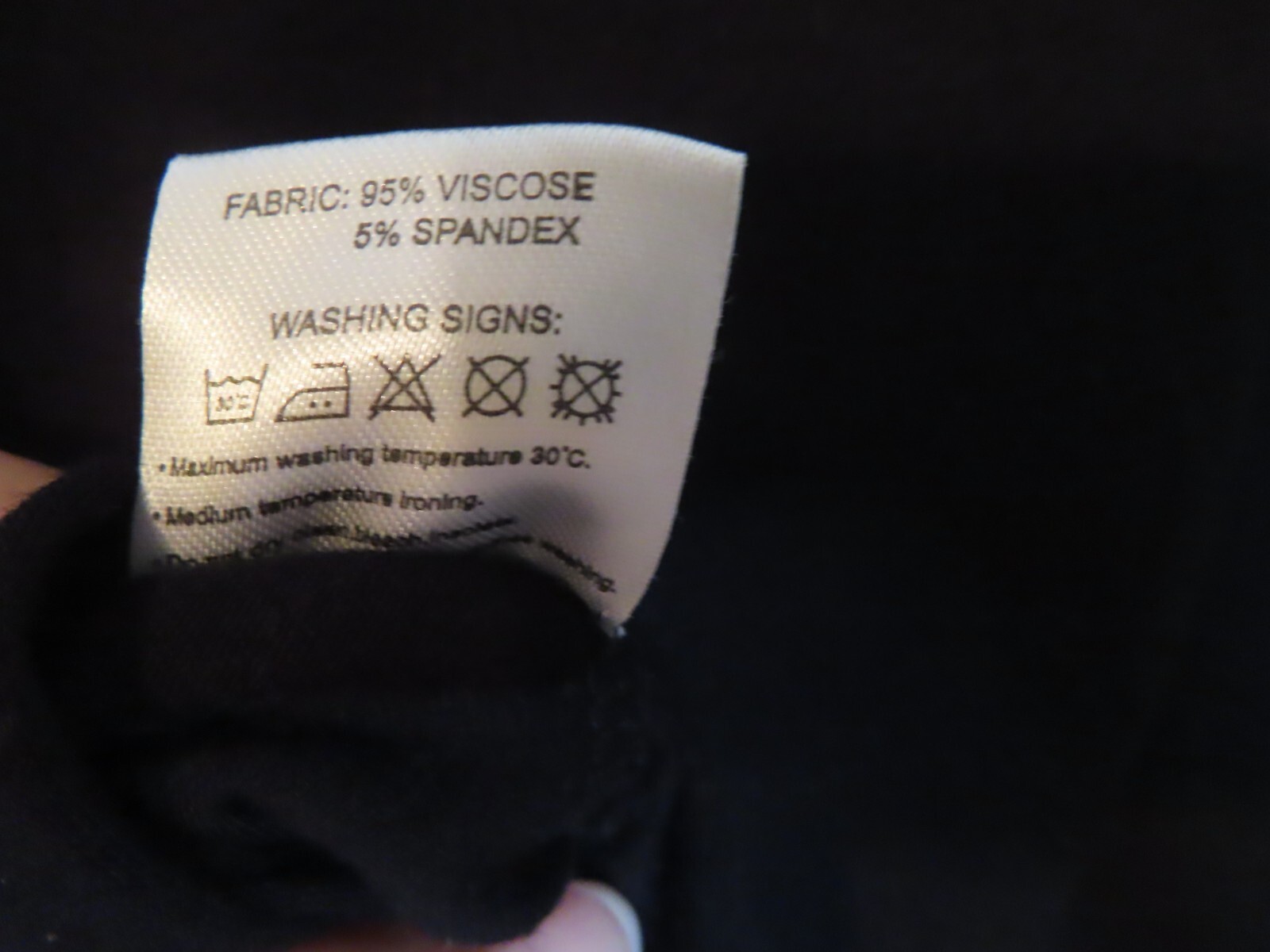 Women's URBAN COCO Closet Basic Size M Black Knit Top Short Sleeves Stretchy image 2
