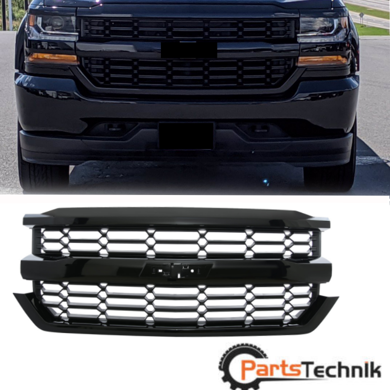 For 2016-18 Chevy Chevrolet Silverado 1500 Front Upper Bumper 