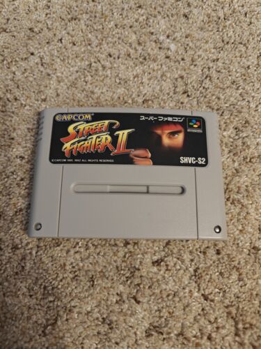 1992 Super Famicom Street Fighter 2 Nintendo Japanese Capcom Tested!