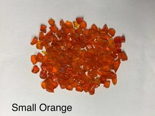 Orange Chunky  Fire Glass, Small,  Gas Fire Pits, Gas Fireplace, Landscape
