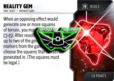 Marvel Heroclix REALITY GEM - ONE SHOT - OS003 Collector's Trove Set