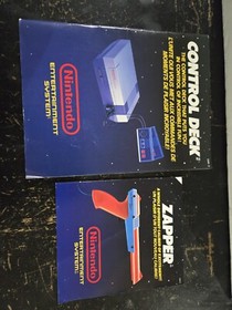 Nintendo NES Action Set System Console Complete in Box CIB Zapper Mario Duck