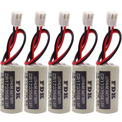 5x FDK CR17335SE 3V 1800mAh Epson Robot Controller RC series R13B060003 Battery