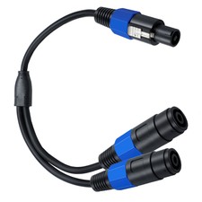 Speakon Splitter Cable Speak-on Break Out Cable Speakon Male To 2 Female Cable