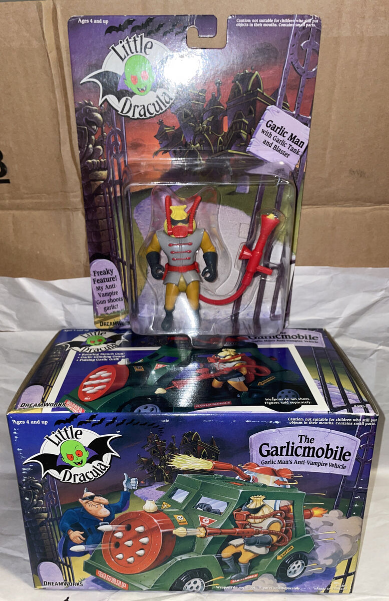 Little Dracula Bandai Dreamworks 1991 Garlic Man & The Little Dracula Bandai Dreamworks 1991 Garlic Man & The