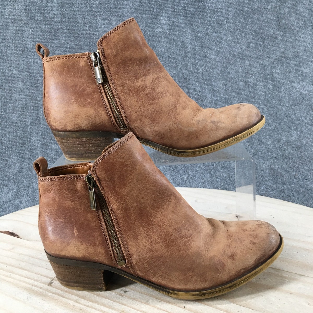 Suede Lucky Brand Basel Boots Basel Ankle Boots Lucky Brand Women&