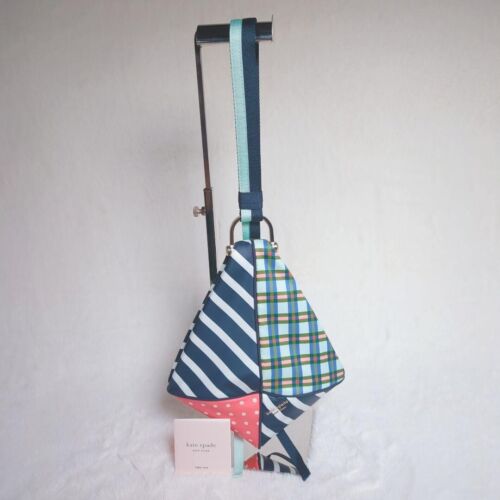Kate Spade New York Skye Kite Patchwork Wristlet Handbag Bag Multicolor - 第 1/17 張圖片
