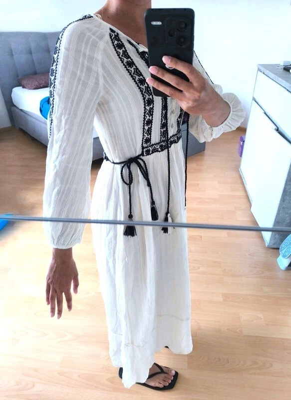 *ZARA BOHO-SOMMER-MAXI-KLEID-gr.XS* - Bild 4 von 4