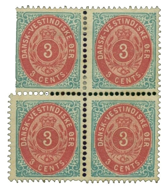 Original Gum Danish & Faroese Stamp Blocks