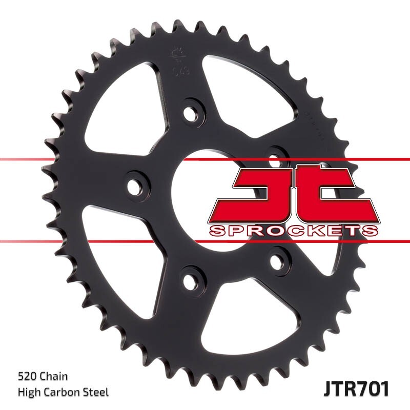 Pignon arrière JT 714 41 dents pour Aprilia RS 125 1998 et Cagiva Mito 125EV en acier