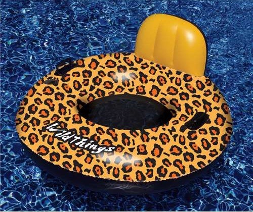 Swimline Wild Things Rings CHEETAH ZEBRA GIRAFFE Inflatable Pool Float Beach - Picture 7 of 7