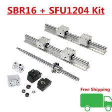 16mm Linear Rail SBR16 Guide Kit SFU1204 Blallscrew 1Set BK/BF10 Coupler