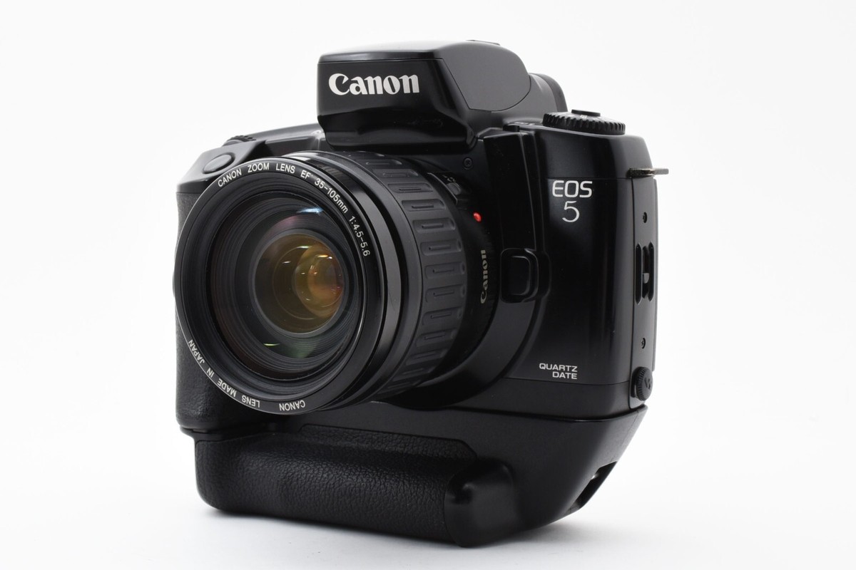デジタルカメラ canon EOS 5 QD EF35-80mm VG-10 Canon EOS5 QD ボディ VG10グリップ付 キヤノン（22162