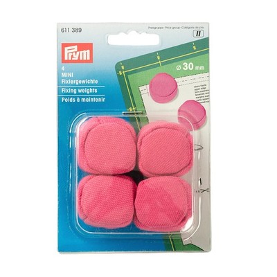Pattern Weights, Pink, 4pc