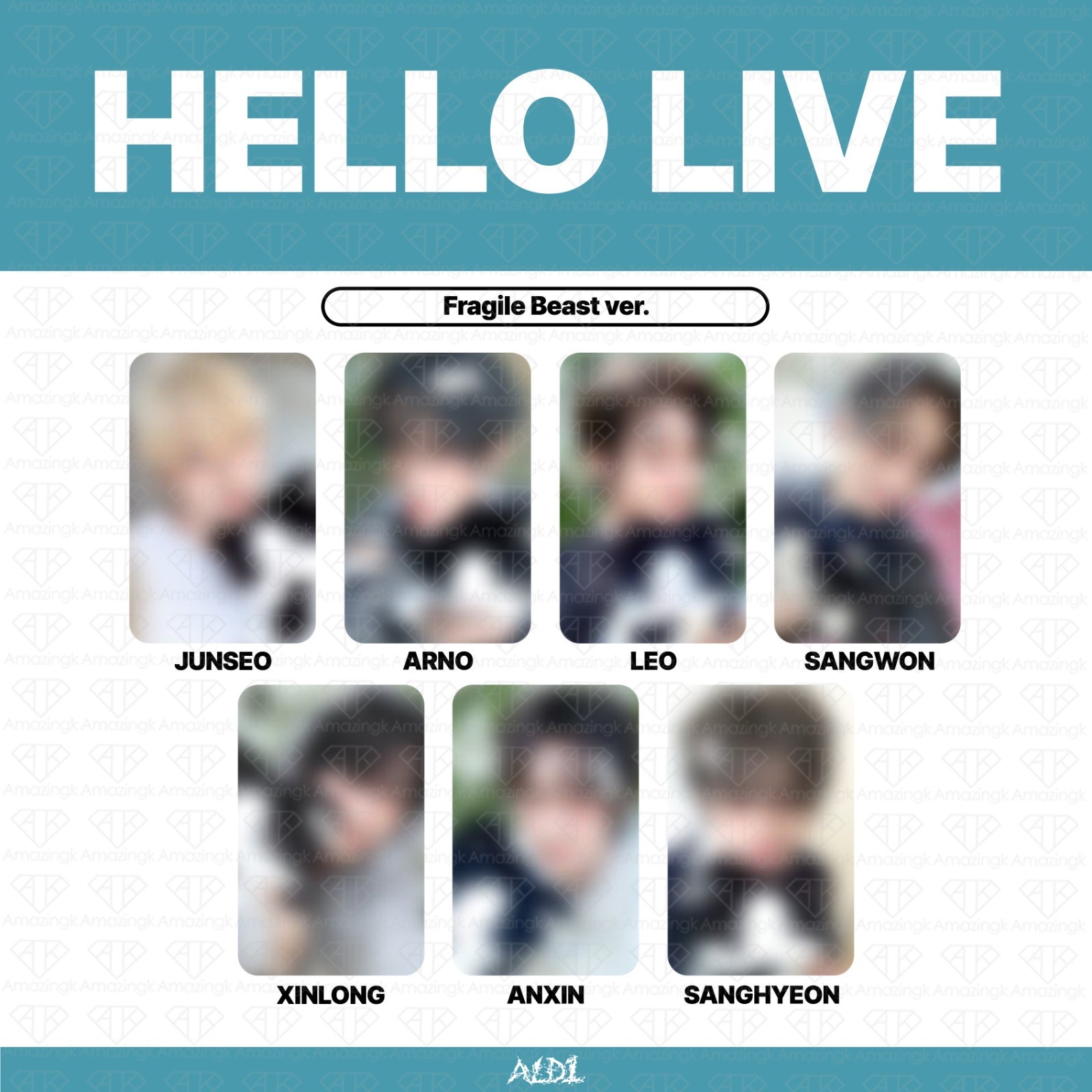 [PreSale] ALD1 Alpha Drive One 2nd Mini Album UNBREAKABLE: 少年BEAST POB Photocard