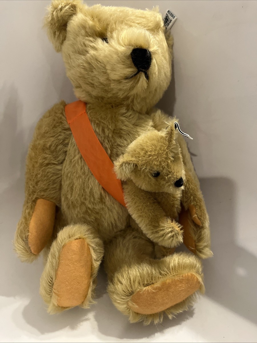Steiff Mama and Baby Bear, #0155/38, Limited Edition S/N6019 of