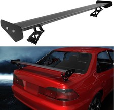 Universal 53 Aluminum Adjustable Trunk Gt Rear Racing Spoiler Wing For Sedan
