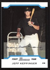 2004 Bowman Jeff Keppinger Uncirculated Silver #/245 RC Rookie #258 Card. rookie card picture