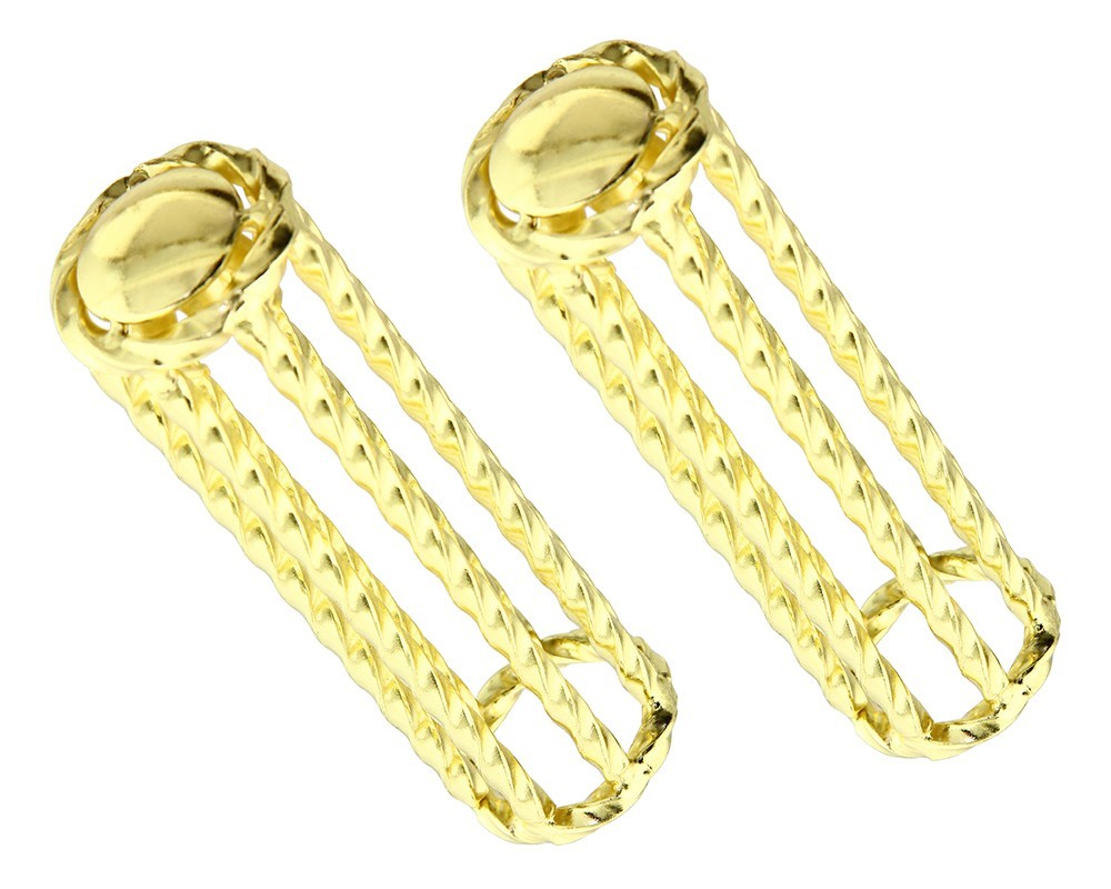 Classic Lowrider Square Twisted Gold Handlebar Bicycle Grips Cruiser Custom Bike