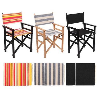 Neu Directors Chair Cover Ersatz Canvas Sitz Outdoor Garten Tuch Yard Camping