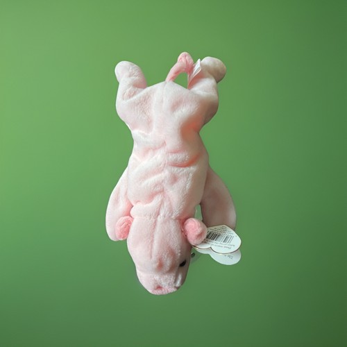 Beanie Baby Squealer Pig TY Tag Errori e Pellet PVC 1993 Ottime Condizioni - Foto 2 di 14