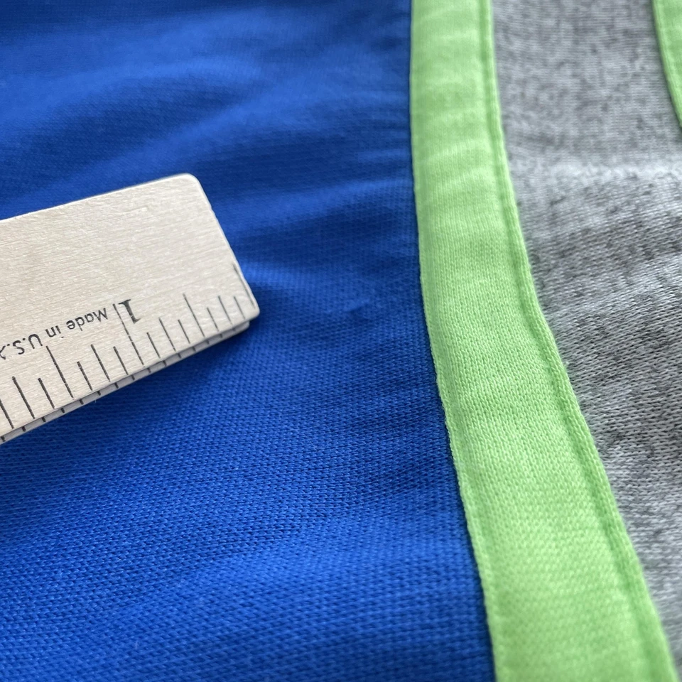 Vintage Spalding Jacket Mens Small Gray Blue Full Zip Track Retro 90s Athletic - Image 3 of 4