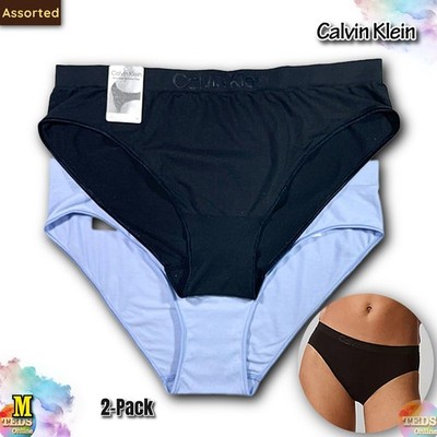 NWT 2-Pack Calvin Klein Women's M Bonded Flex Bikini Underwear QD3960 Assorted
