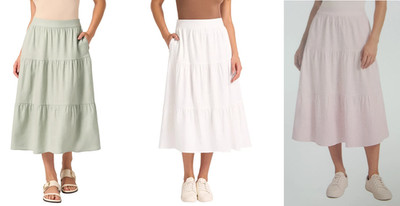 Matty M Women's Linen Blend Skirt(1846858) | eBay