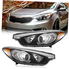 Headlight Compatible with 2014 2015 2016 Kia Forte Passenger Driver Side