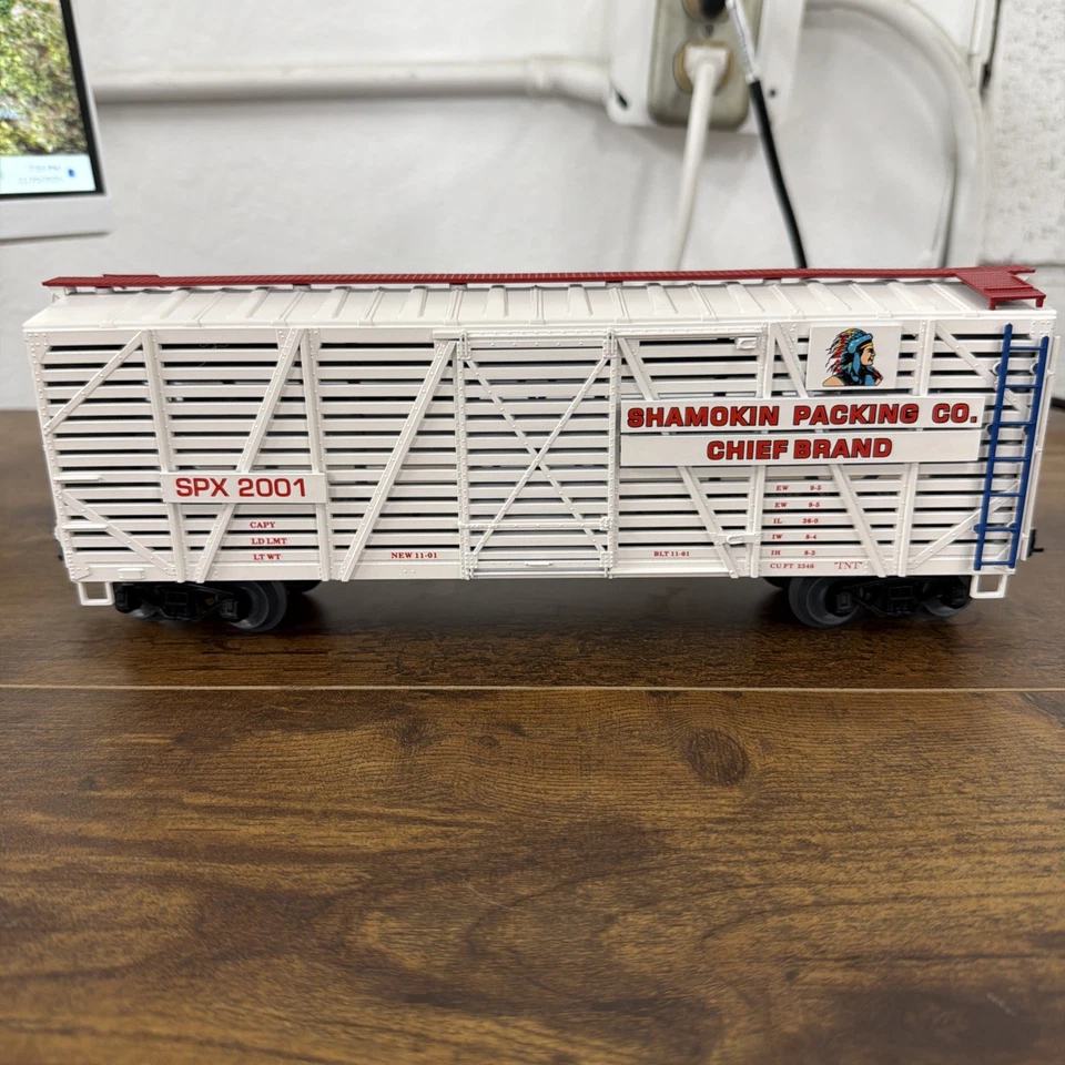 Weaver Ultra Line SPX 2001 Box Car - Shamokin Packing Co - O Gauge - Image 2 of 4