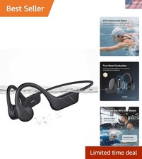 Bone Conduction Headphones Waterproof Swimming Headphones, Bluetooth 6.0 Open...