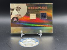 2005 Playoff Absolute Memorabilia Marks of Fame Lou Brock #MF-20 Dual Relic /25