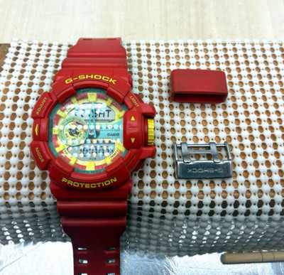 Casio G-Shock GA-400-4AJF Quarz Herren Hyper Farben Orange - WIE BESEHEN / zu...