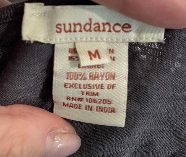 Sundance Purple Sequins Geometric Pattern Long Sl… - image 4