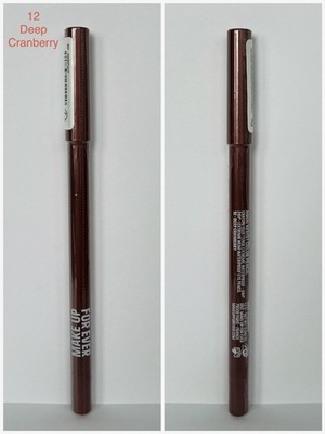 MAKE UP FOR EVER Aqua Resist Color Pencil (12 DEEP CRANBERRY) 24hr Eyeliner