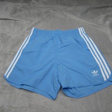 Adidas Shorts Men Small Blue Drawstring Light Adicolor Classics Sprinter 45 NEW