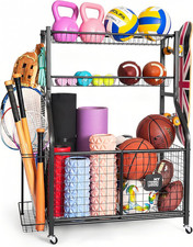 Sports Equipment Garage Organizer,Garage Ball Storage for Sports Gear and Toys,