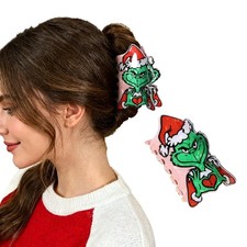 1Pcs Christmas Hair Clips for Women Cute 1 Count Pack of 1 , Multicolor