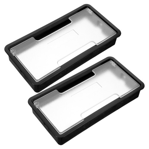 2 Pcs Wiring Box Wire Cover Desk Plug Hole Cable Grommet for Computer Table - Afbeelding 12 van 12