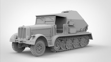 3D printing 1/72/48/87 Sd.Kfz.7-3 - The Feuerleitpanzerfahrzeug f r V-2 Raketent