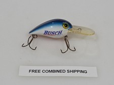 Rivers Edge Products Busch Beer Advertising Wiggle Wart Style Crankbait