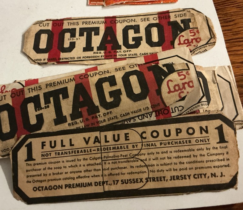 REDEEMABLE VINTAGE CUPONS “OCTAGON”