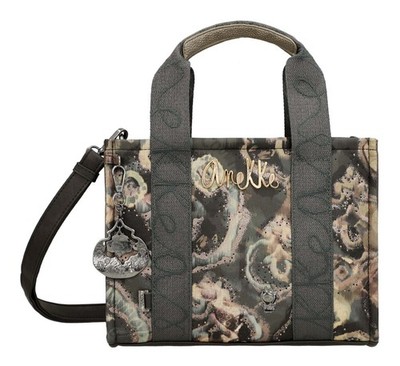 Anekke Manifesto Short Handle Bag S Handtasche Tasche Multicolor dunkelbraun Neu