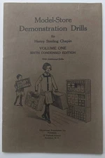 c.1917 EDUCATIONAL BOOK, MODEL STORE DEMONSTRATION DRILLS by CHAPIN for SCHOOL s