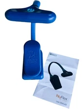 Mighty Bright NuFlex LED Clip On Reading Light Blue 35 Lumens Flexible Neck AAA
