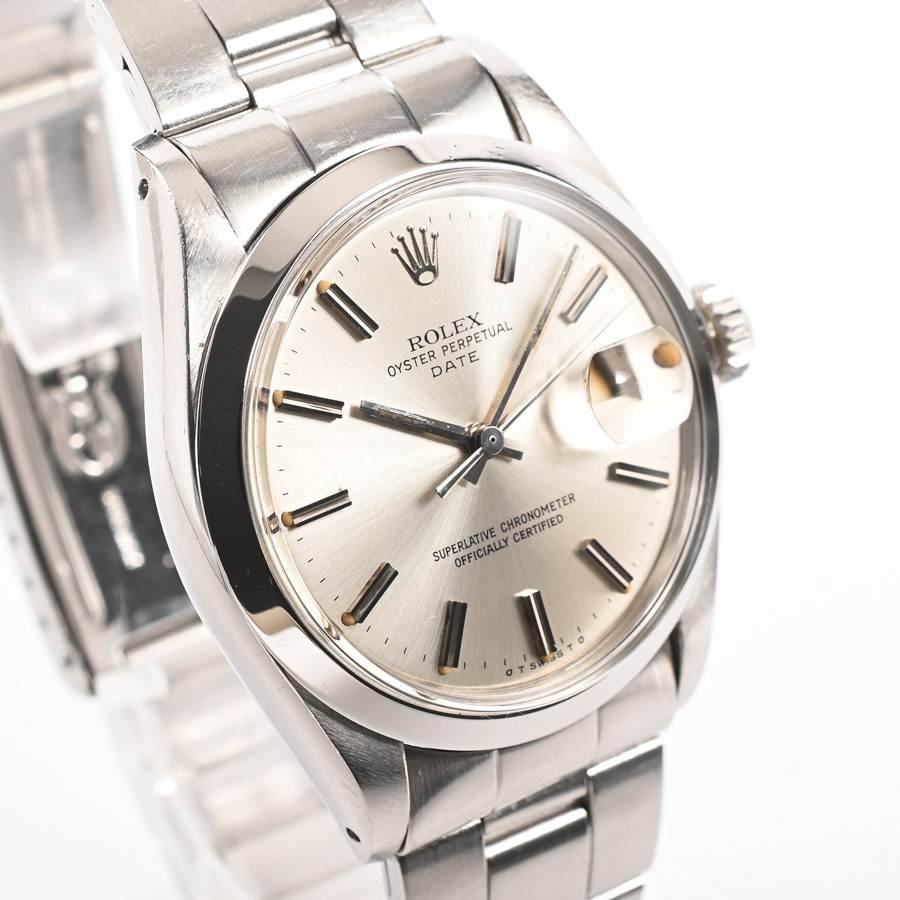 ROLEX Oyster Perpetual Date 1500 - Silver Automatic Men's Watch image 4