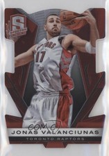 2013 Panini Spectra Image Variation Red Die-Cut 16/25 Jonas Valanciunas #53 fm0